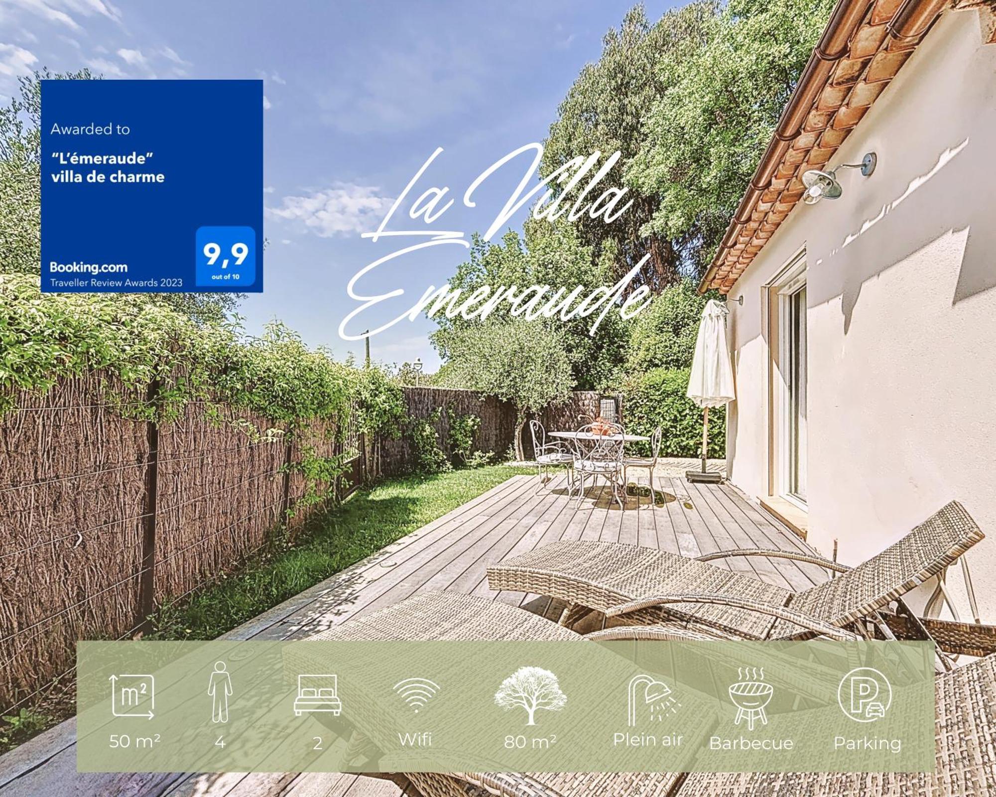 Villa "L'Emeraude - Maison D'Hotes - Jardin Et Parking Prives - Valbonne Buitenkant foto